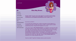 Desktop Screenshot of elizabrownauthor.com